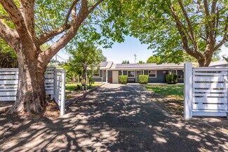 Single-story apartments behind a gated drive at 595 Boyes Boulevard, Sonoma